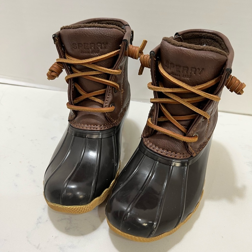 Sperry Kids Two-Tone Duck Boots